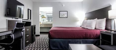 Desk, iron/ironing board, free WiFi, bed sheets
