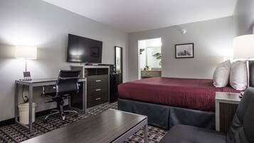 Desk, iron/ironing board, free WiFi, bed sheets