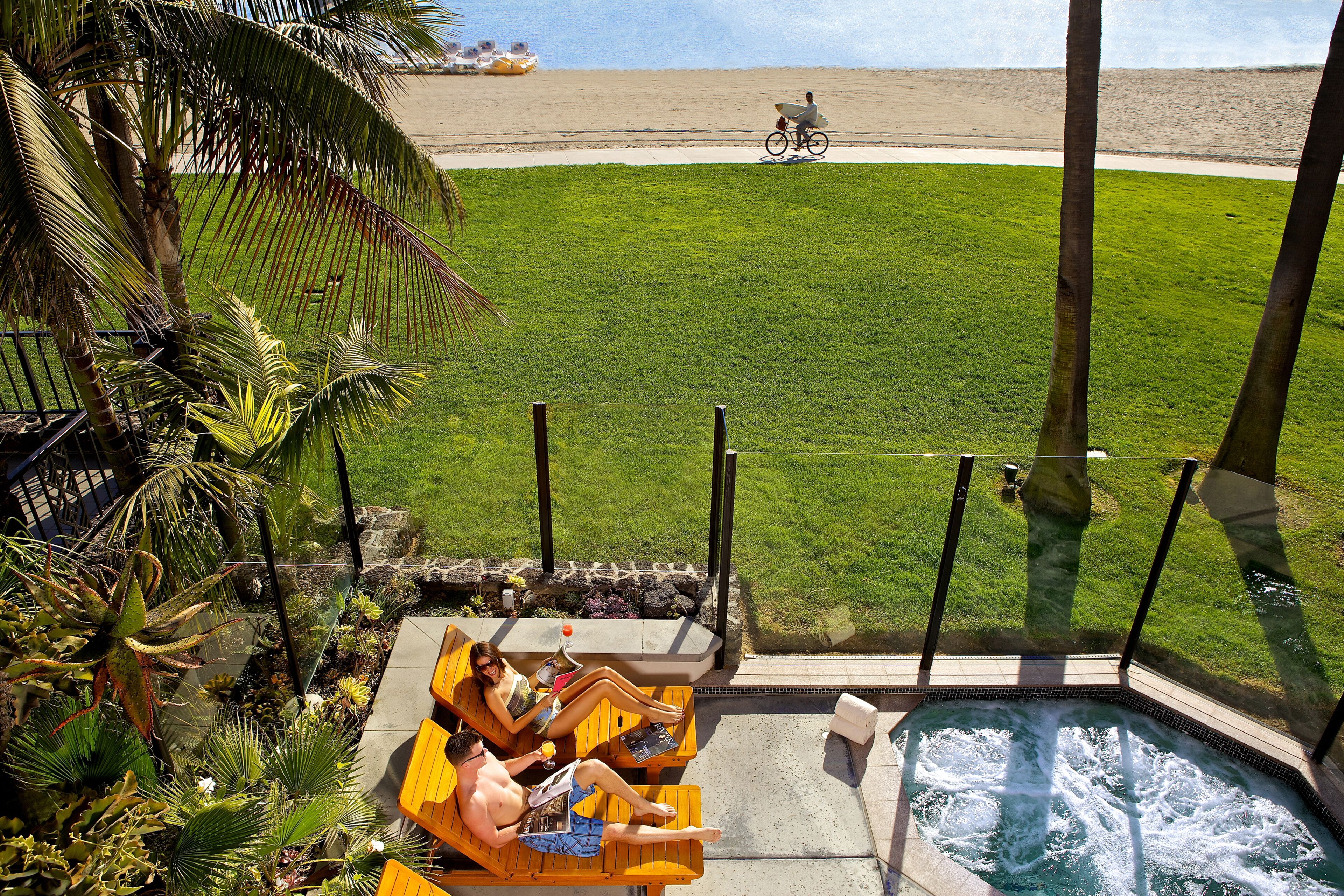 야외 스파 욕조