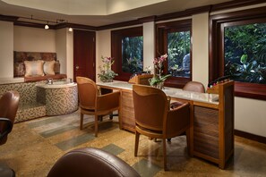 Salas de tratamientos para parejas, sauna, hidroterapia, aromaterapia 