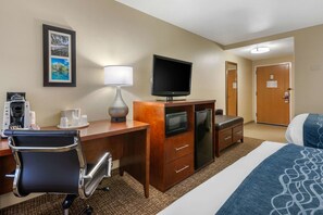 Standard Room, 2 Queen Beds, Non Smoking | In-room safe, desk, iron/ironing board, cots/infant beds