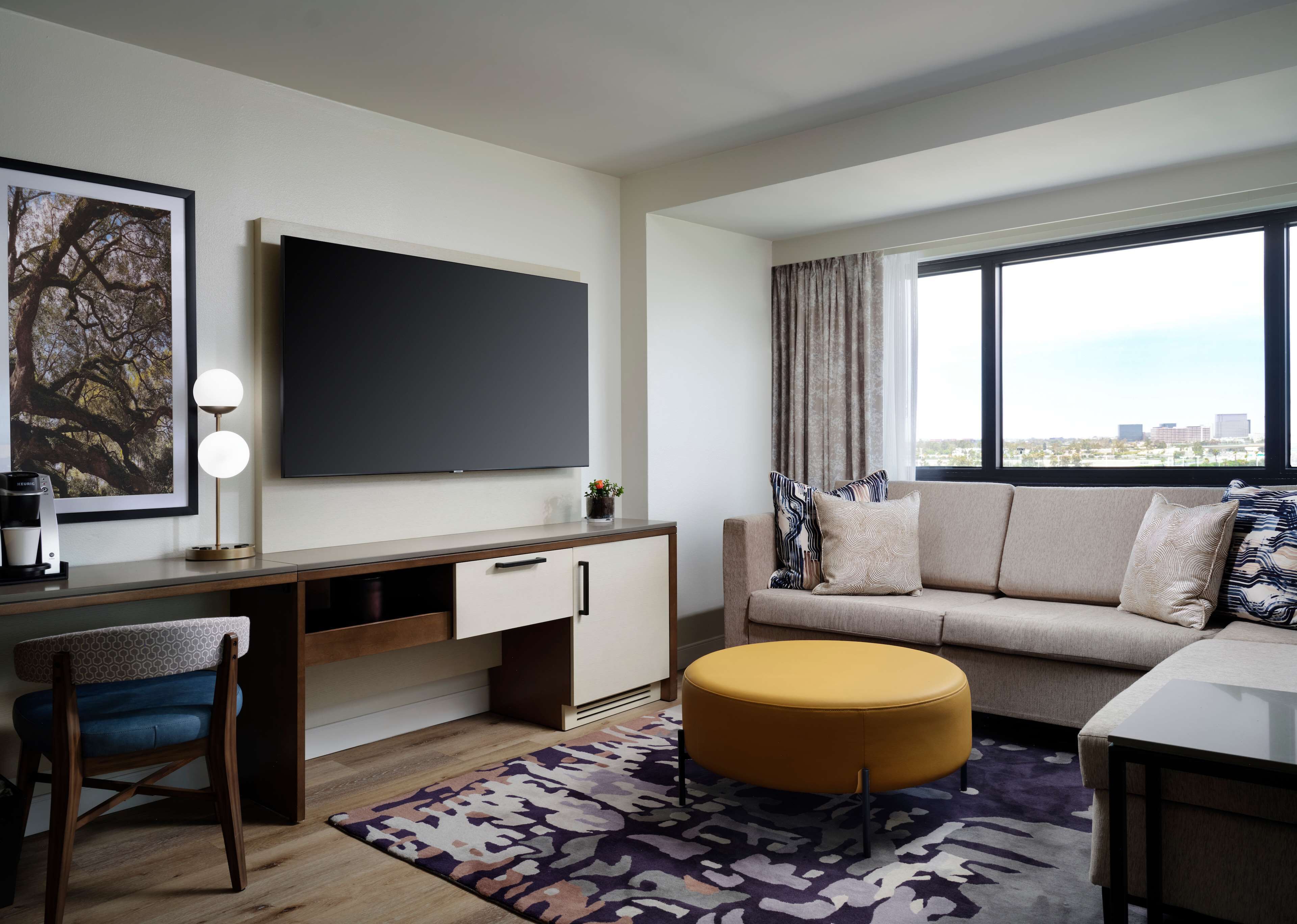 premium bedding, down duvets, pillow-top beds, desk