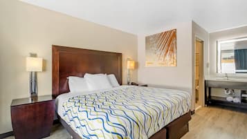 Skrivebord, arbejdsområde til bærbare computere, strygejern/strygebræt