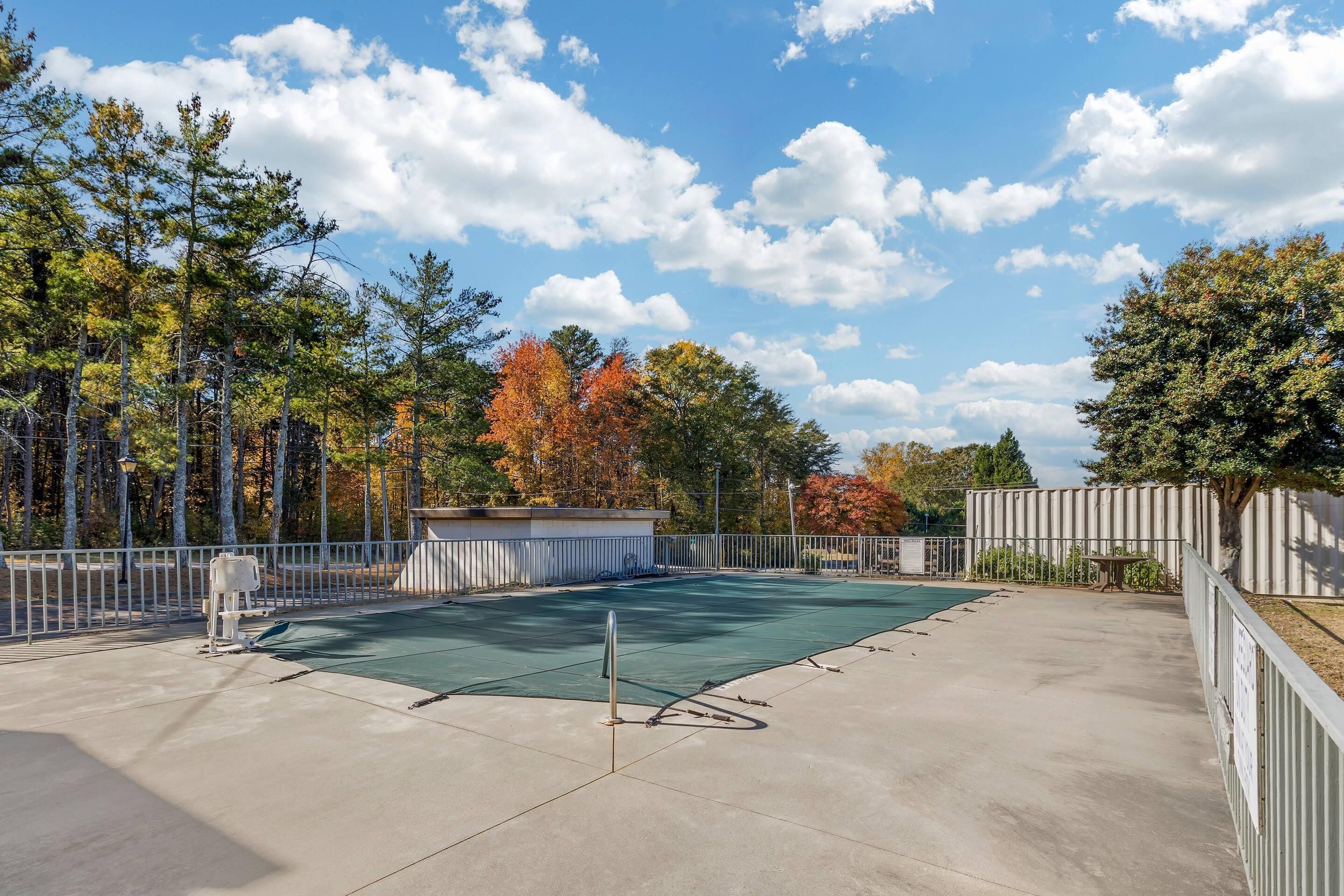Seasonal outdoor pool