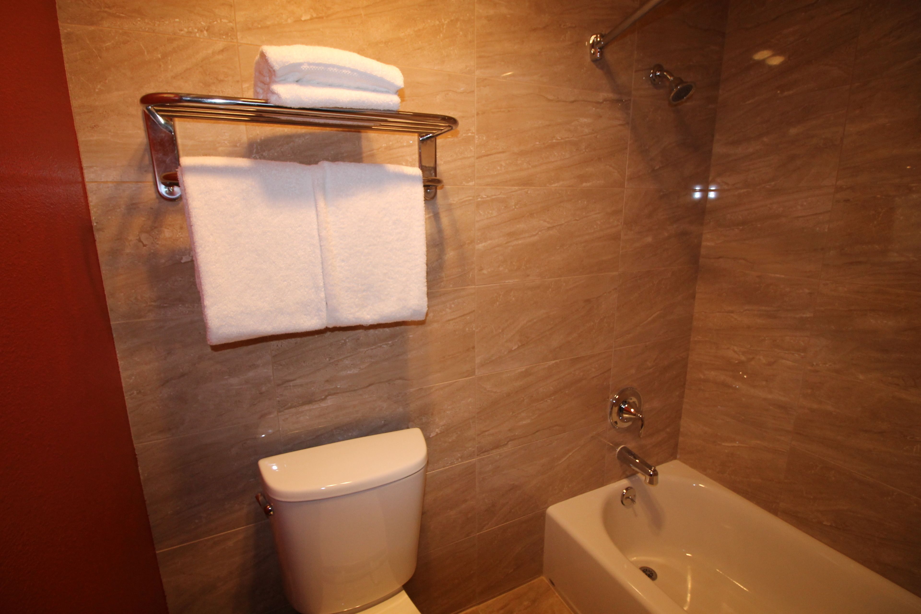 free toiletries, hair dryer, towels, soap