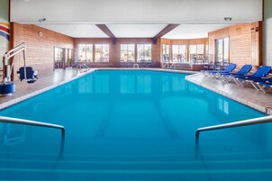 2 indoor pools, seasonal outdoor pool