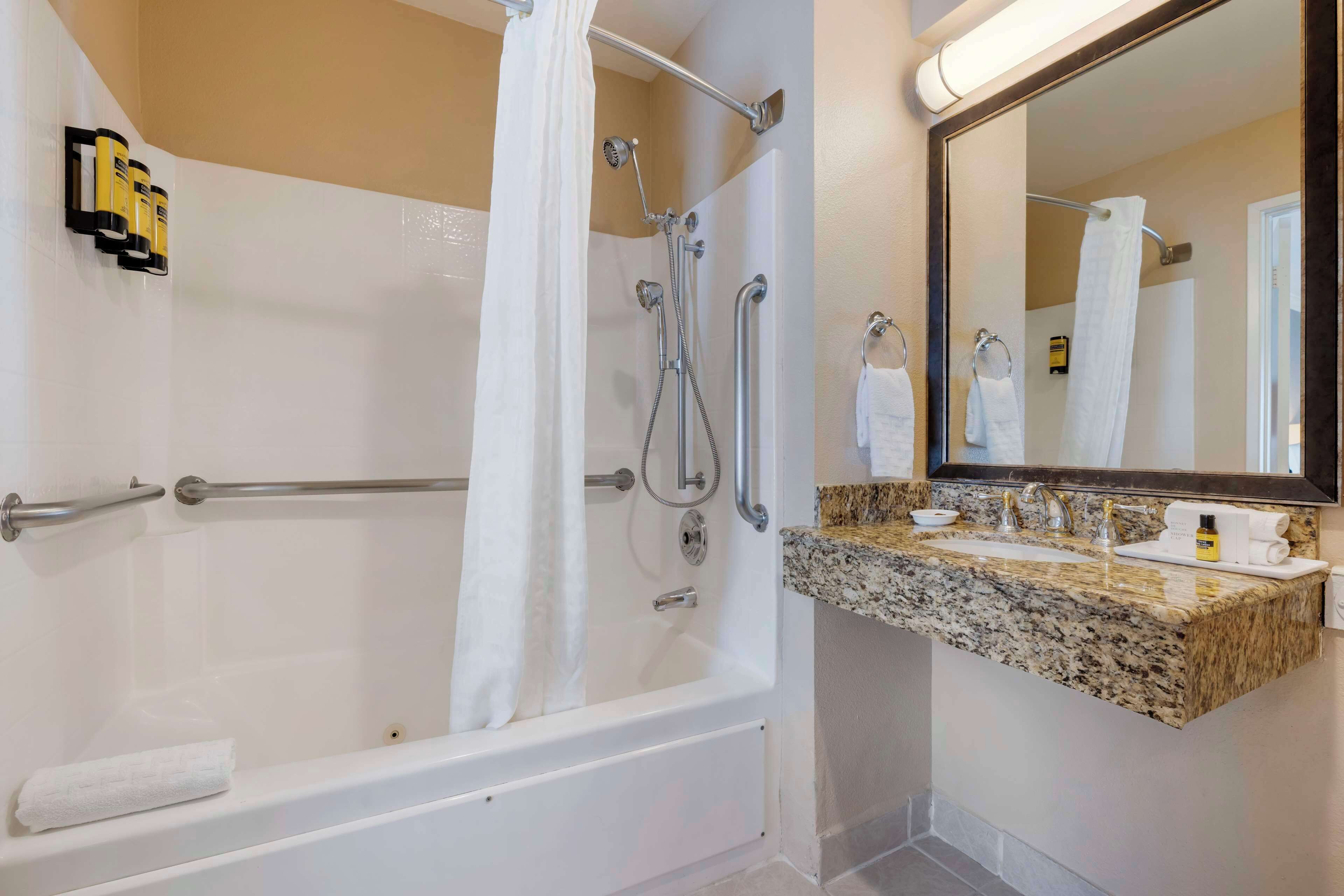 suite, 1 king bed, accessible, bathtub (with sofabed) | accessible bathroom