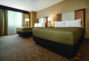 Casino Tower Double Queen Room | In-room safe, blackout curtains, free WiFi, bed sheets