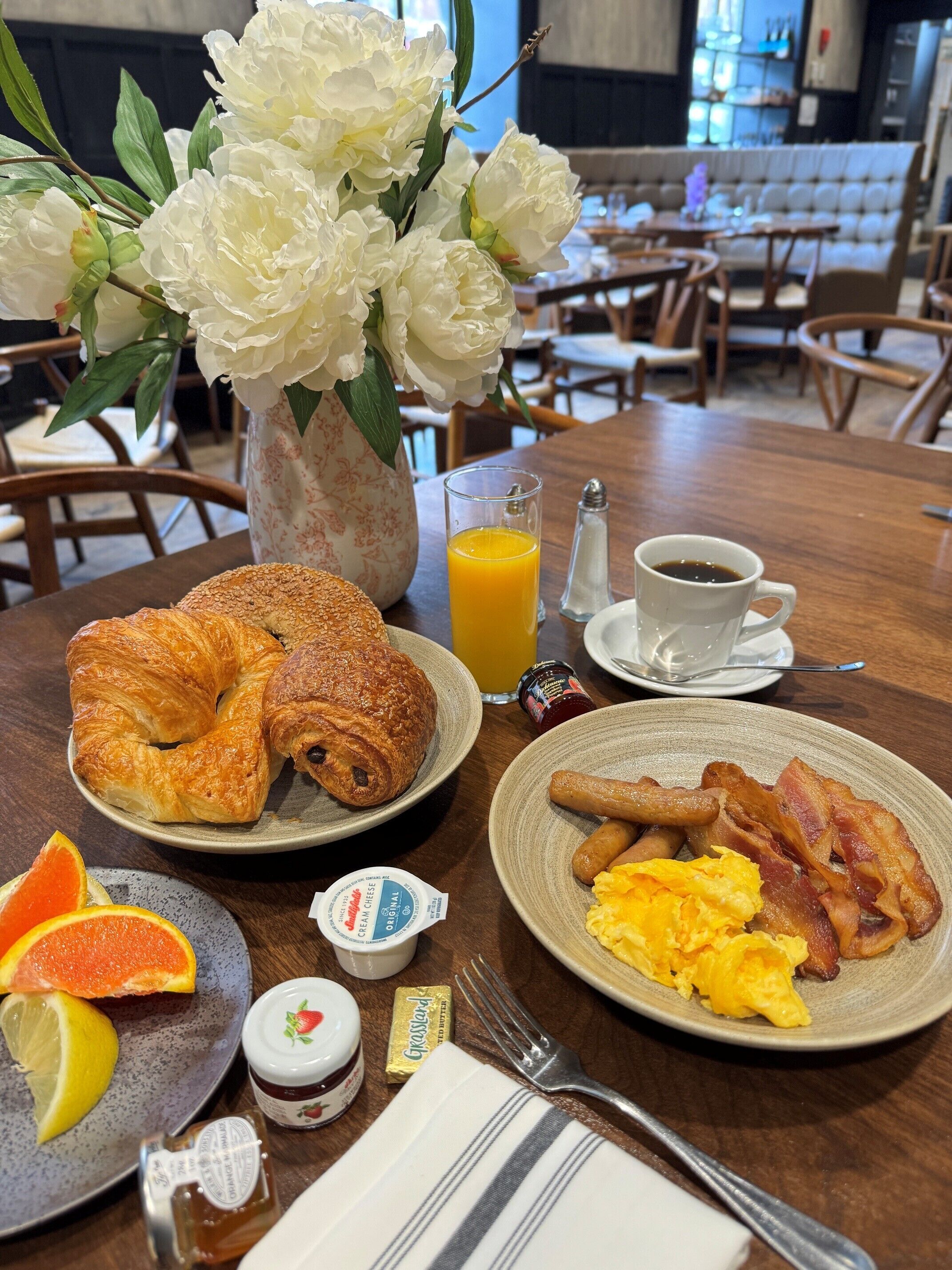 Daily continental breakfast for a fee