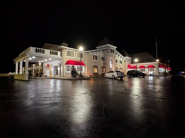 Front of property - evening/night