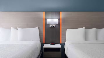 In-room safe, desk, iron/ironing board, free cribs/infant beds