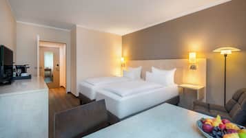 Standard Twin Room, 2 Single Beds | In-room safe, desk, soundproofing, free cots/infant beds