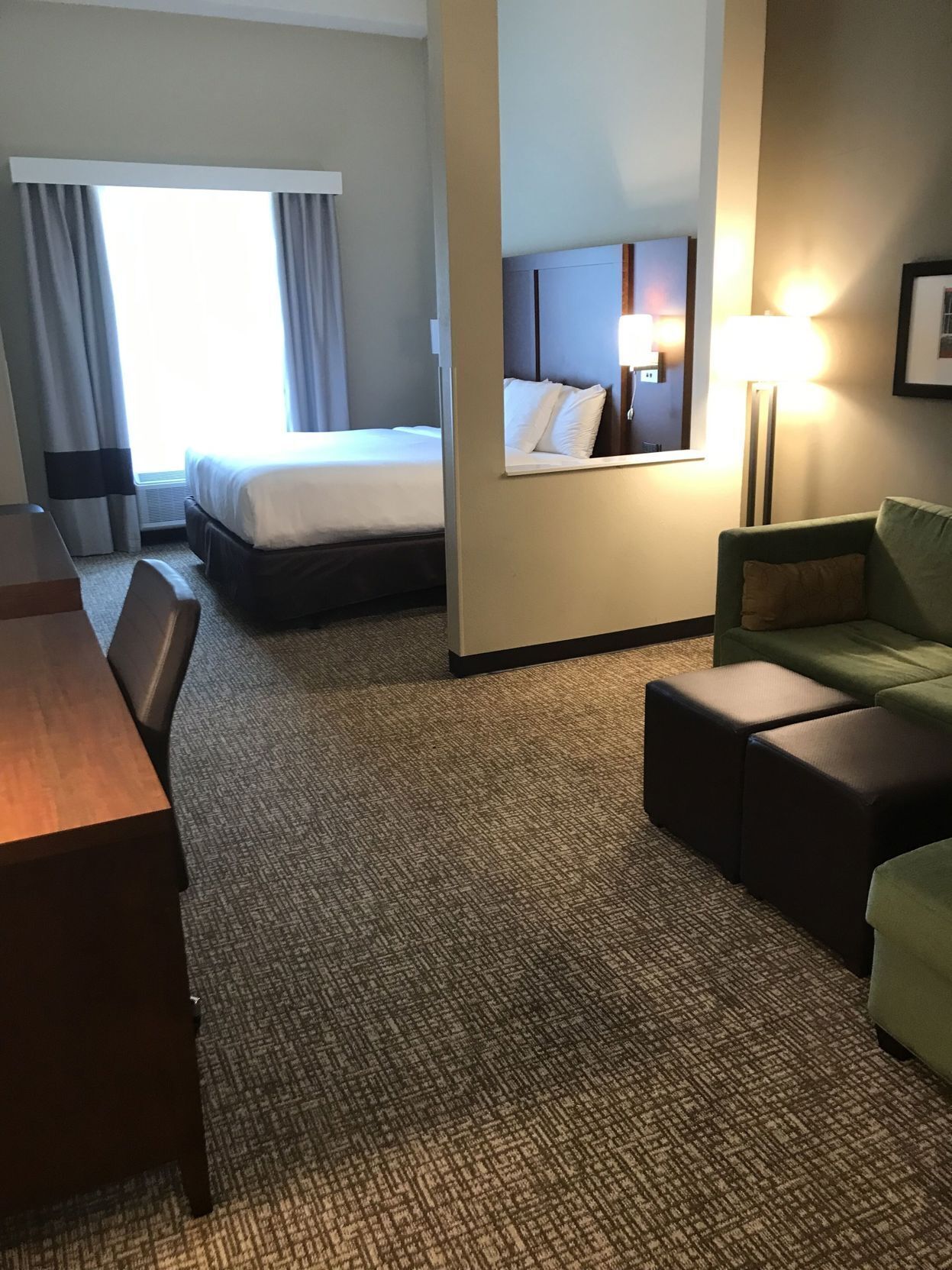 Desk, laptop workspace, iron/ironing board, free WiFi