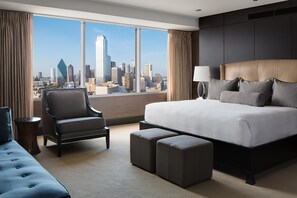Premium bedding, down comforters, pillowtop beds, in-room safe