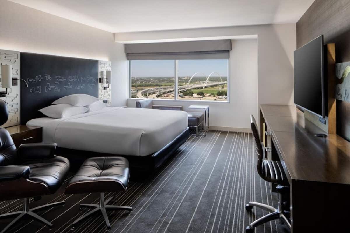Premium bedding, down comforters, pillowtop beds, in-room safe