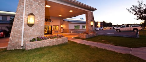 Majoituspaikan sisäänkäynti