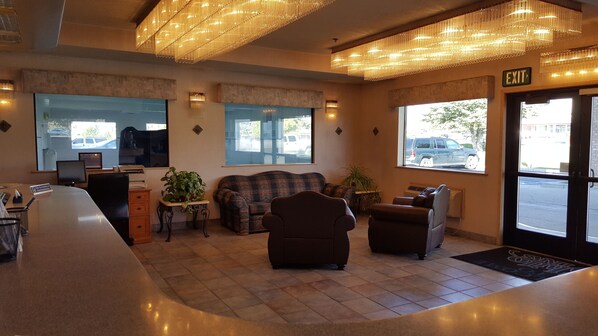 Sala de estar en el lobby