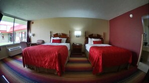 Blackout curtains, iron/ironing board, free WiFi, bed sheets