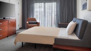 Premium bedding, pillowtop beds, in-room safe, desk