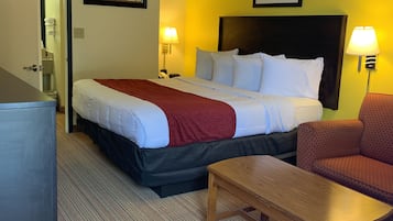 Room, 1 King Bed, Non Smoking | Desk, free WiFi