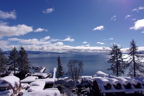 Blick von der Unterkunft