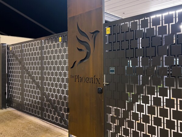 Entrada de la propiedad