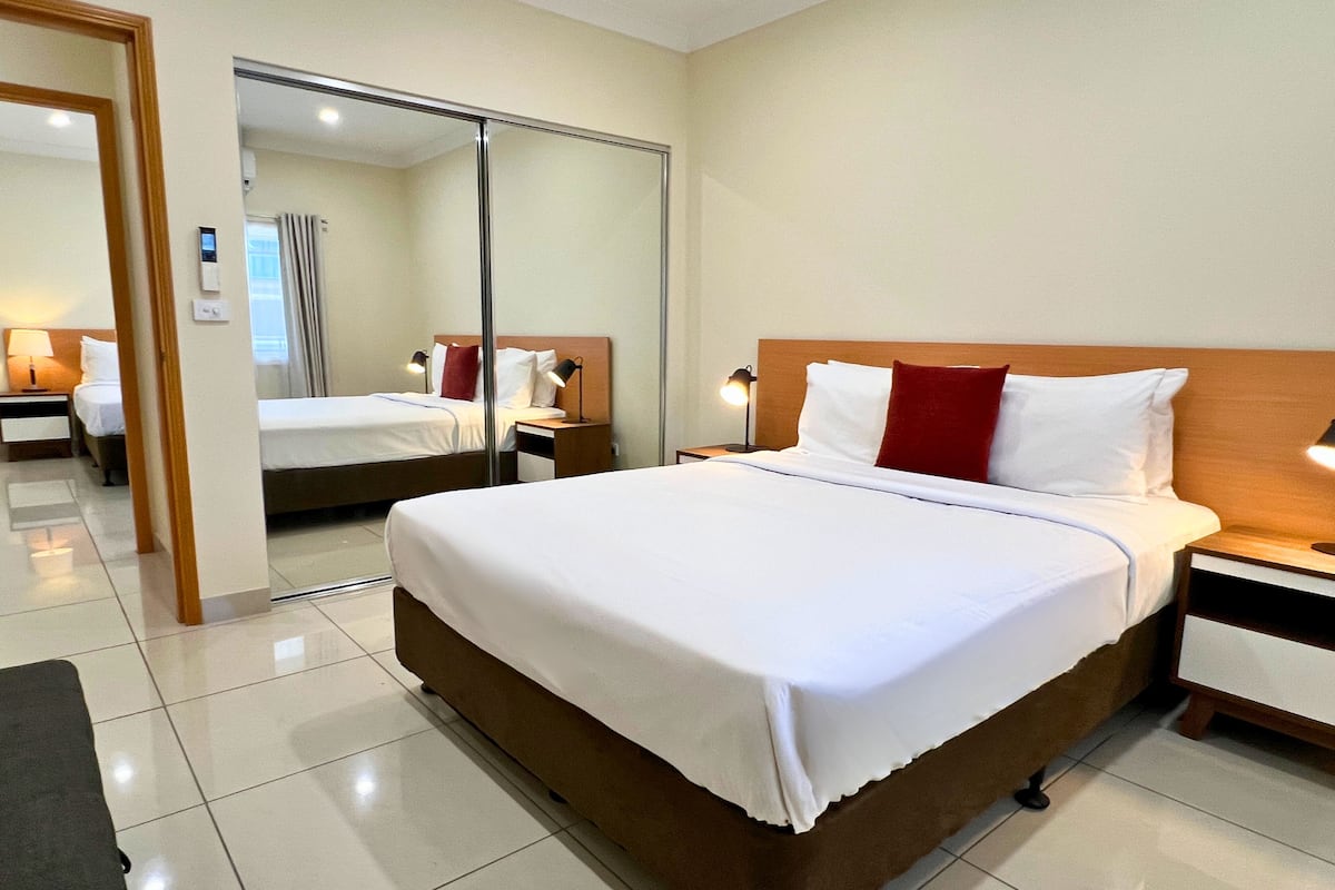 1 bedroom, laptop workspace, iron/ironing board, free WiFi