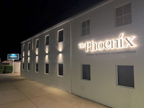 Front of property - evening/night