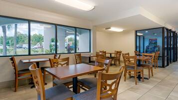 Free daily buffet breakfast
