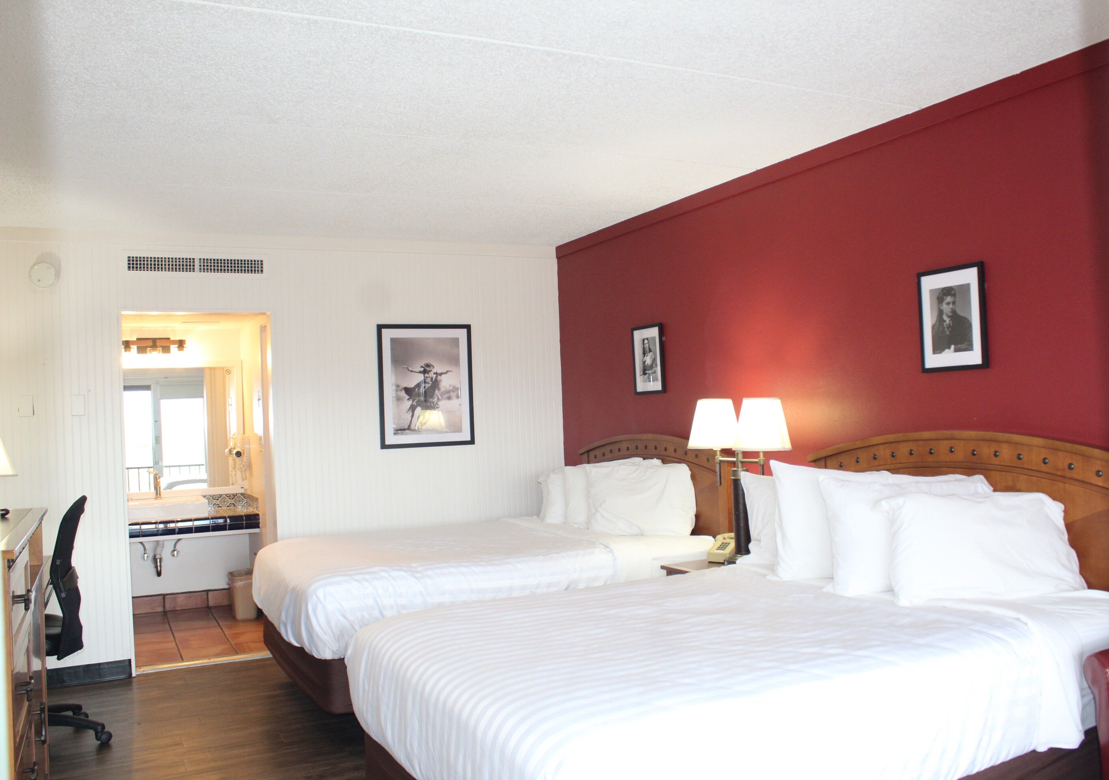 Standard Room, 2 Queen Beds, Non Smoking | Desk, soundproofing, iron/ironing board, free WiFi