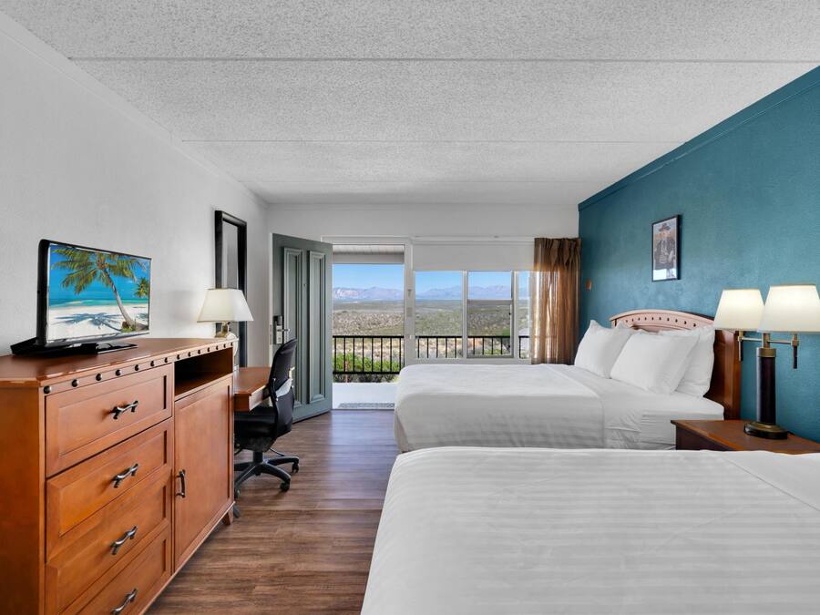 Standard Room, 2 Queen Beds, Accessible, Non Smoking | Desk, soundproofing, iron/ironing board, free WiFi