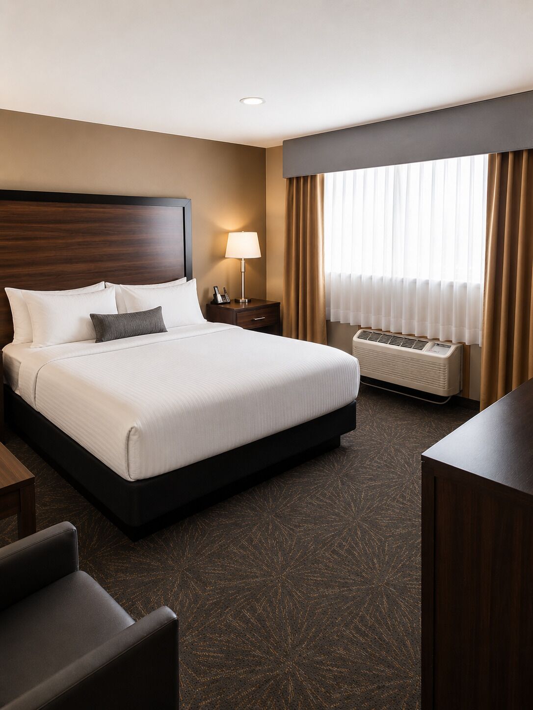 Pillow-top beds, in-room safe, iron/ironing board, rollaway beds