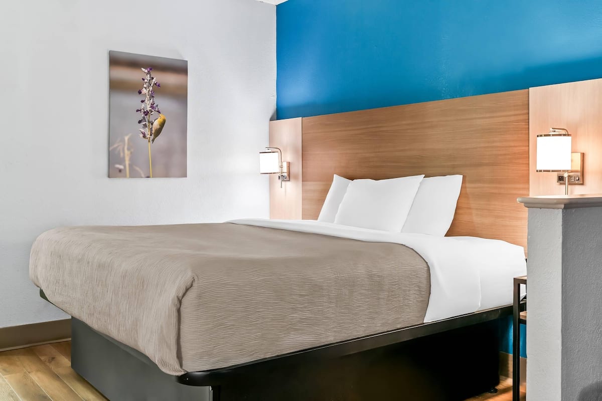 Standard Room, 1 Queen Bed, Non Smoking | In-room safe, desk, iron/ironing board, free WiFi