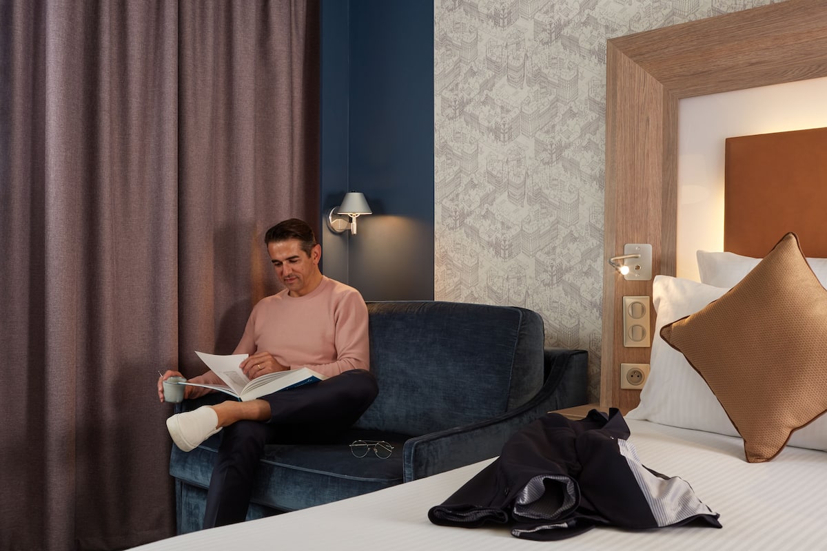 Executive Oda, 1 Büyük (Queen) Boy Yatak ve Çekyat | Minibar, odada kasa, masa, ses yalıtımı