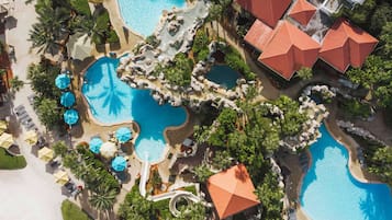 3 piscines extérieures, tentes de plage, parasols de plage