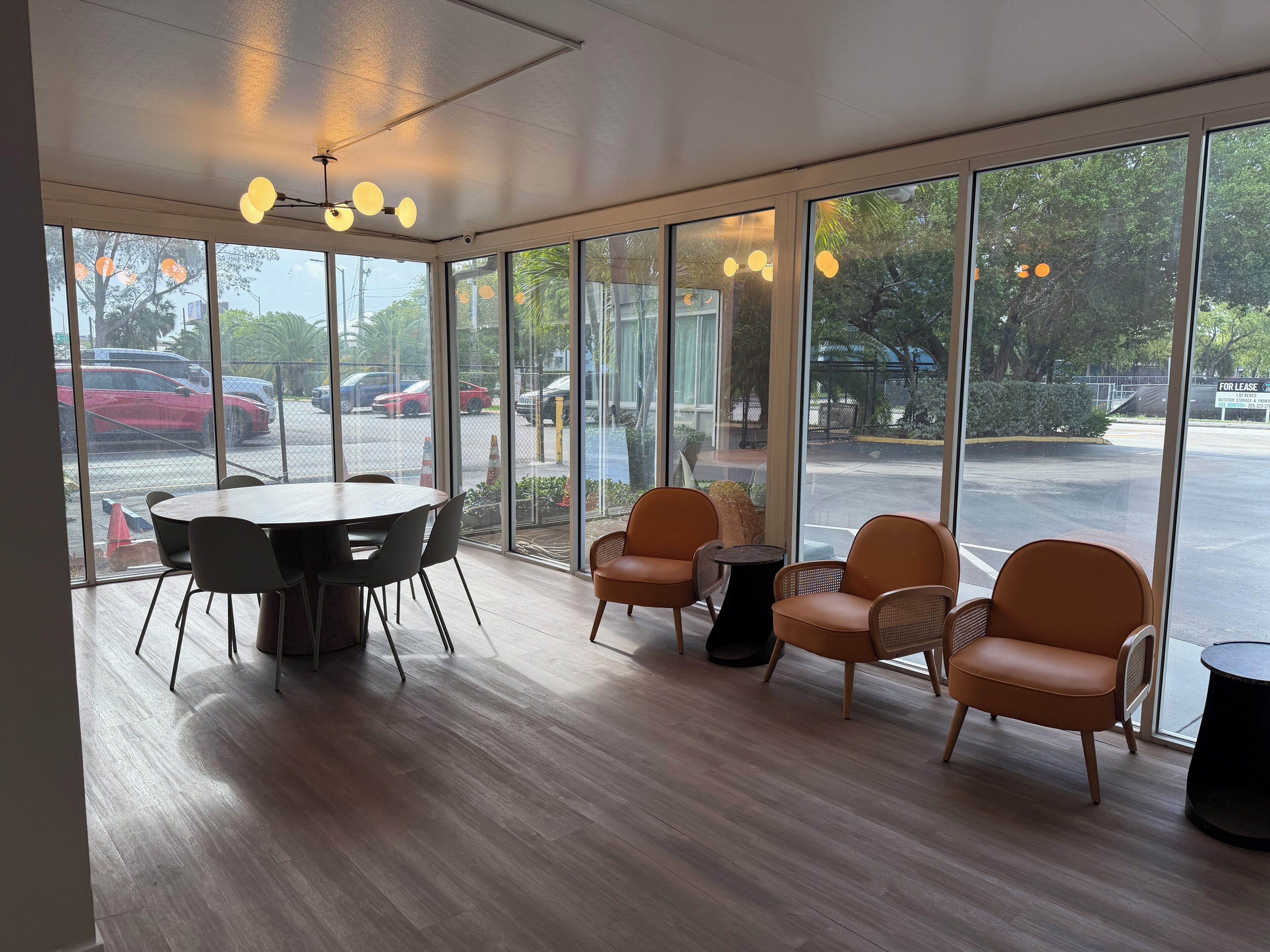 Sala de estar en el lobby