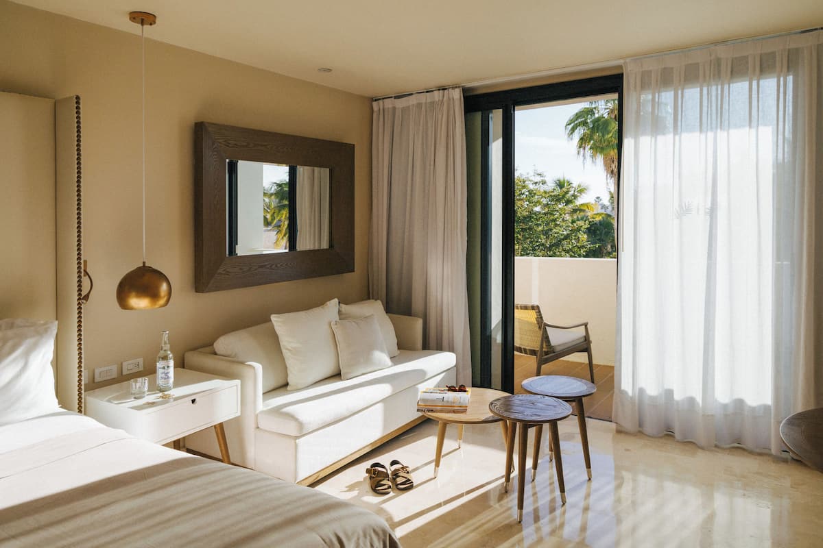 Premium bedding, down duvets, pillow-top beds, free minibar