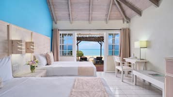 Royal Palm Beach Room (2 Double Beds) | Premium bedding, minibar, in-room safe, individually decorated