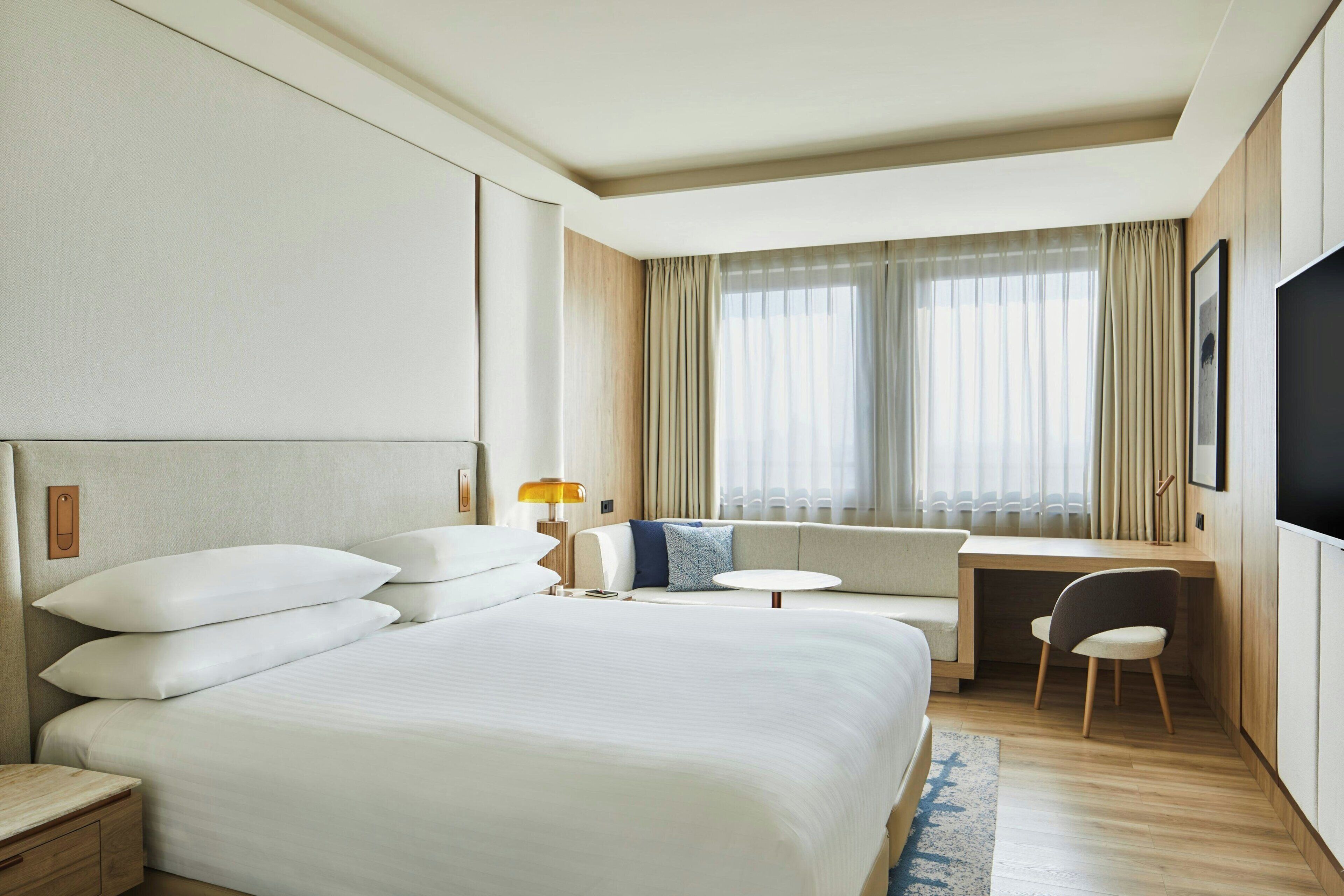 Minibar, in-room safe, desk, laptop workspace