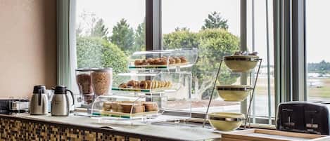 Frokostbuffé er inkludert