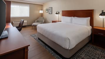 Premium bedding, pillow-top beds, in-room safe, desk