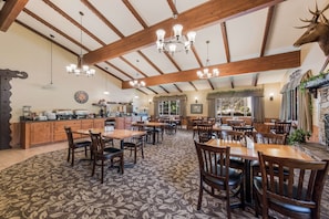 Free daily buffet breakfast