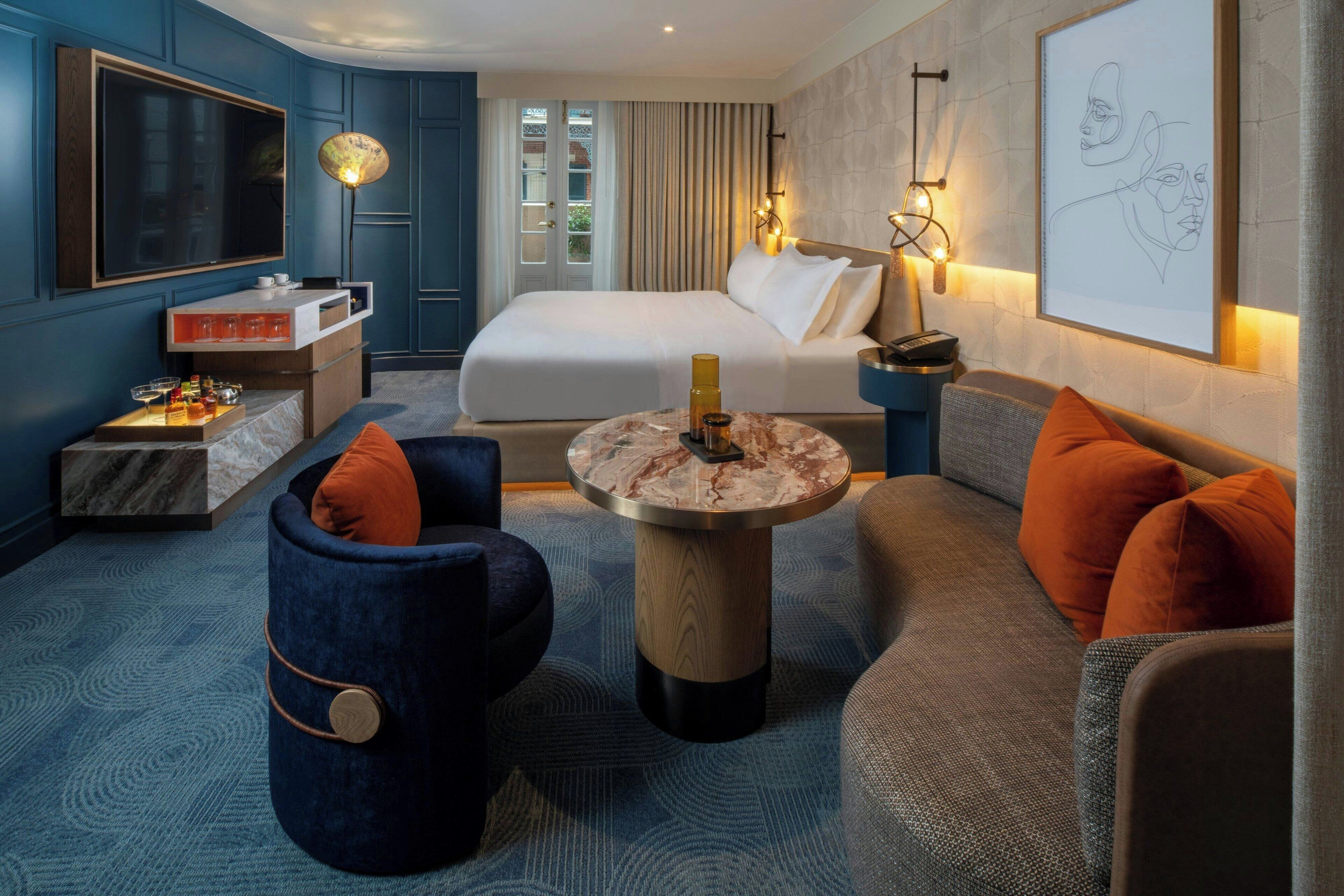 premier room, 1 king bed | premium bedding, pillow-top beds, minibar, in-room safe