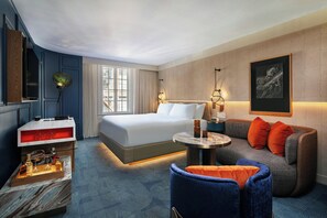 Habitación Premier, 1 cama King size | Ropa de cama de alta calidad, camas con pillow-top y minibar 