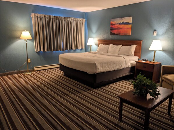 Desk, iron/ironing board, free WiFi, bed sheets