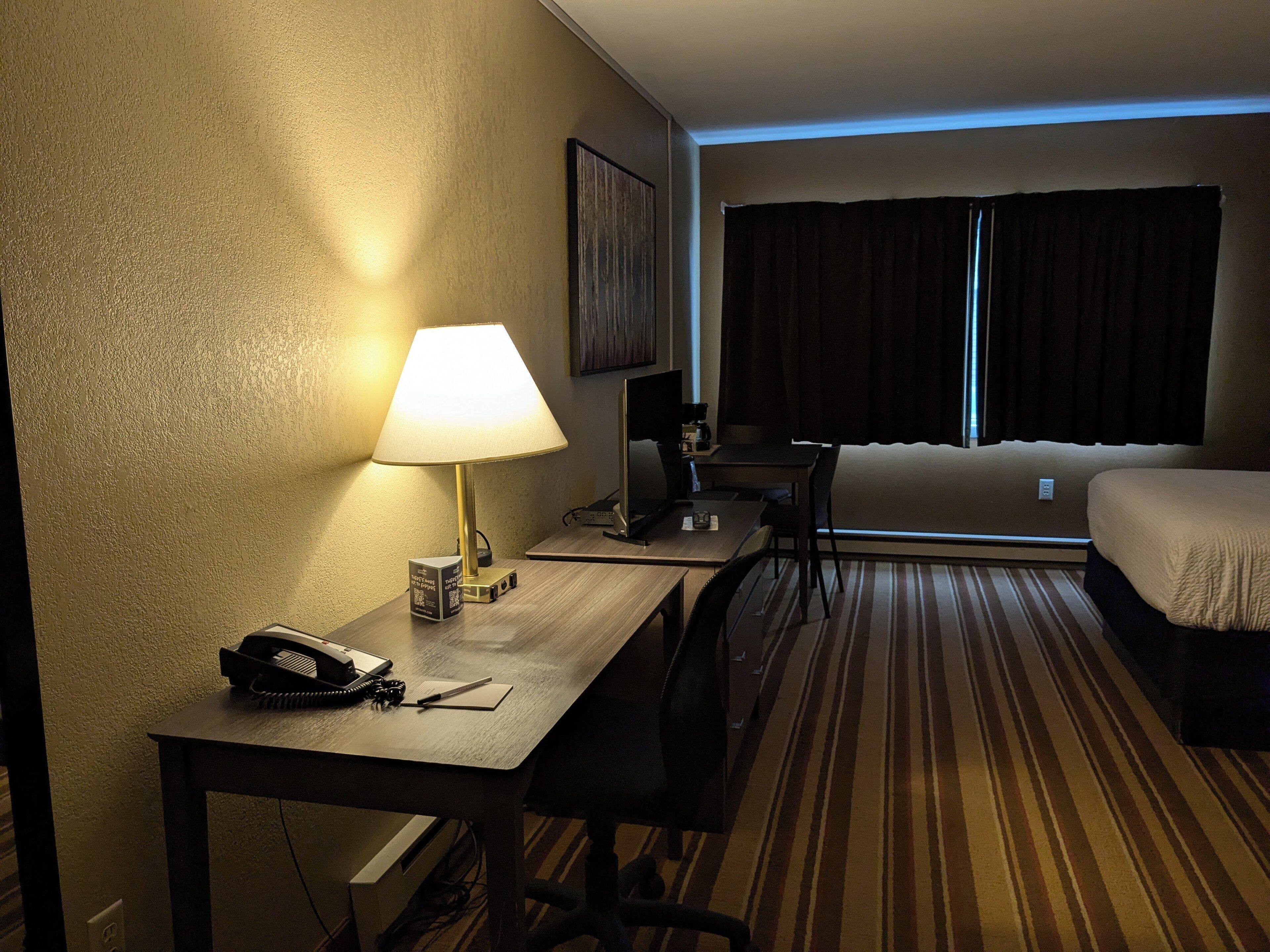 Desk, iron/ironing board, free WiFi, bed sheets