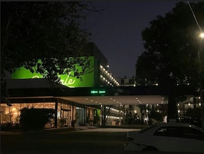 Front of property – evening/night