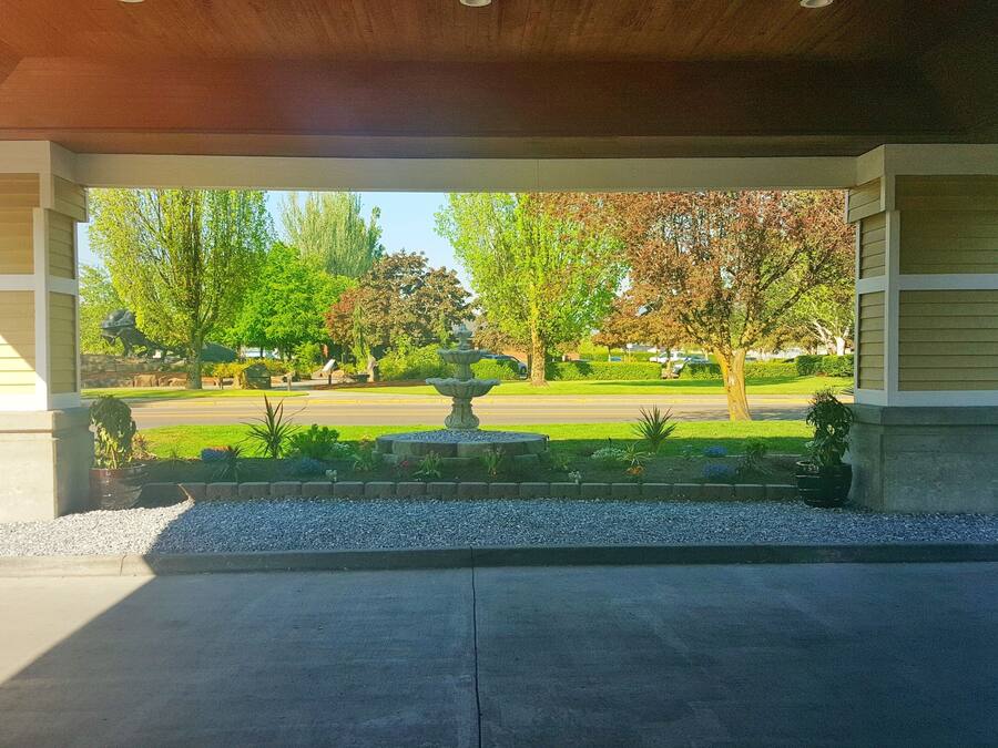 Entrada de la propiedad