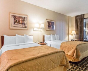Egyptian cotton sheets, premium bedding, pillowtop beds, blackout drapes