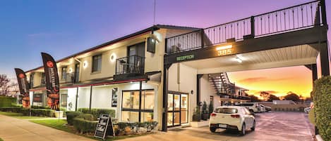 Voorkant van accommodatie